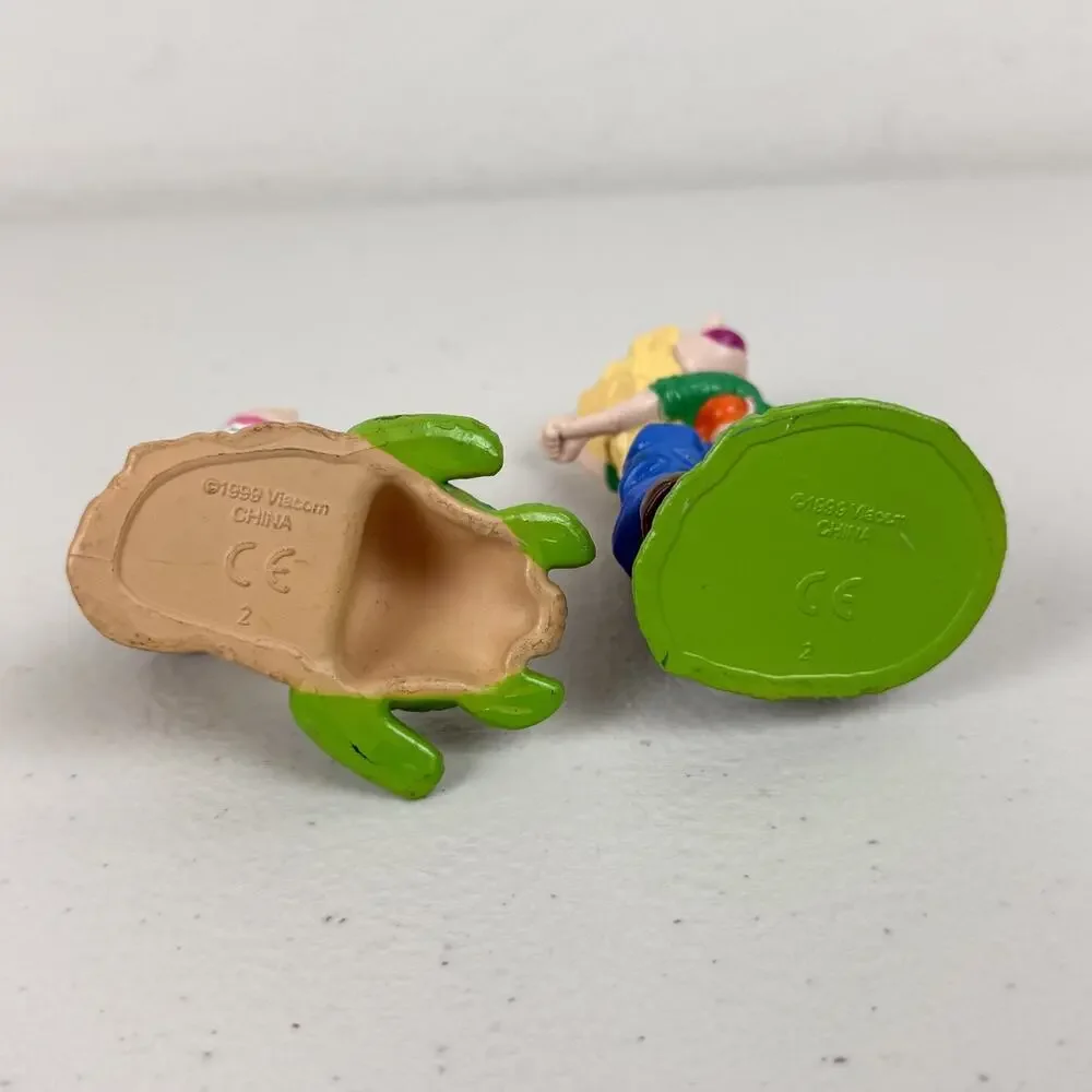 Wild Thornberrys Eliza Turtle & Debbie Vintage 1999 Viacom Figures Nickelodeon